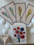 Load image into Gallery viewer, NEW Coastal Ava Beth Long Stem Tulip Needlepoint Canvas