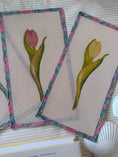 Load image into Gallery viewer, NEW Coastal Ava Beth Long Stem Tulip Needlepoint Canvas