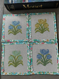 Load image into Gallery viewer, Tulips Needlepoint Canvas Coaster 4"