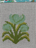 Load image into Gallery viewer, Tulips Needlepoint Canvas Coaster 4"