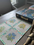 Load image into Gallery viewer, Tulips Needlepoint Canvas Coaster 4"