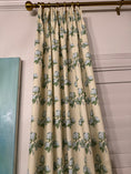 Load image into Gallery viewer, Custom Made Drapery Bowood New England Roses Fabric
