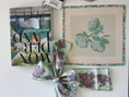 Load image into Gallery viewer, Needlepoint Canvas on 13 Roses Zweigart Mono Deluxe Mesh Embroidery with finished Liberty of London fabric on the edges