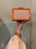 Load image into Gallery viewer, Self Finishing Needlepoint Acrylic Clutch