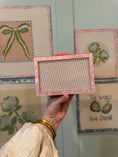 Load image into Gallery viewer, Self Finishing Needlepoint Acrylic Clutch