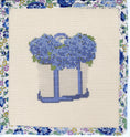 Load image into Gallery viewer, NEW 4" Small Coastal Boat Tote Bag full of Hydrangeas