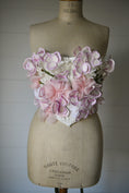 Load image into Gallery viewer, English Garden Corset Textile Embroidered Art Handmade