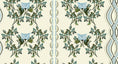Load image into Gallery viewer, English Rose Garden Trellis in Blue Fabric