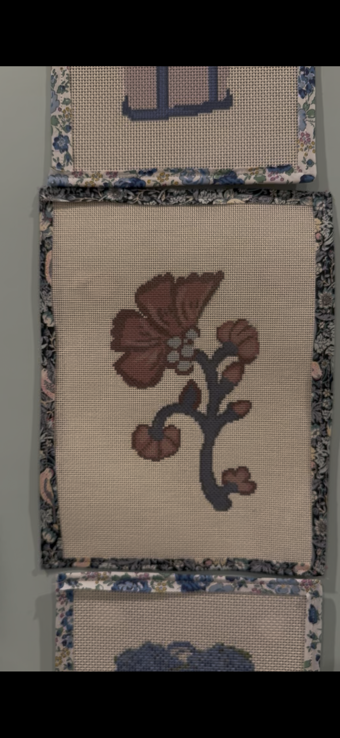 NEW Addison Kate Block Print Needlepoint Canvas