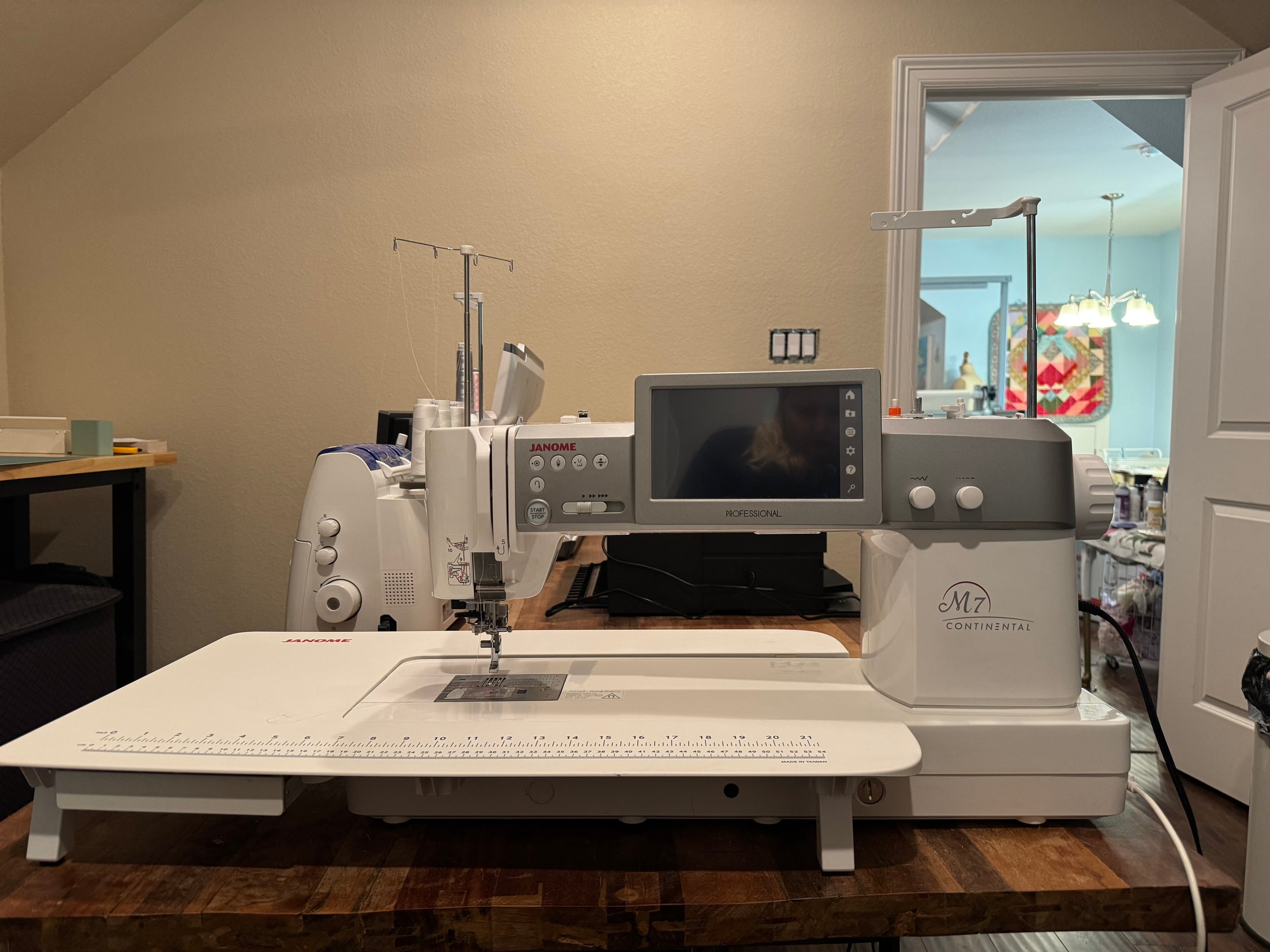Janome Continental M7 Sewing Embroidery Machine Pre-owned Dallas, Texas