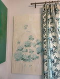 Load image into Gallery viewer, English Rose Garden Trellis in Blue Fabric
