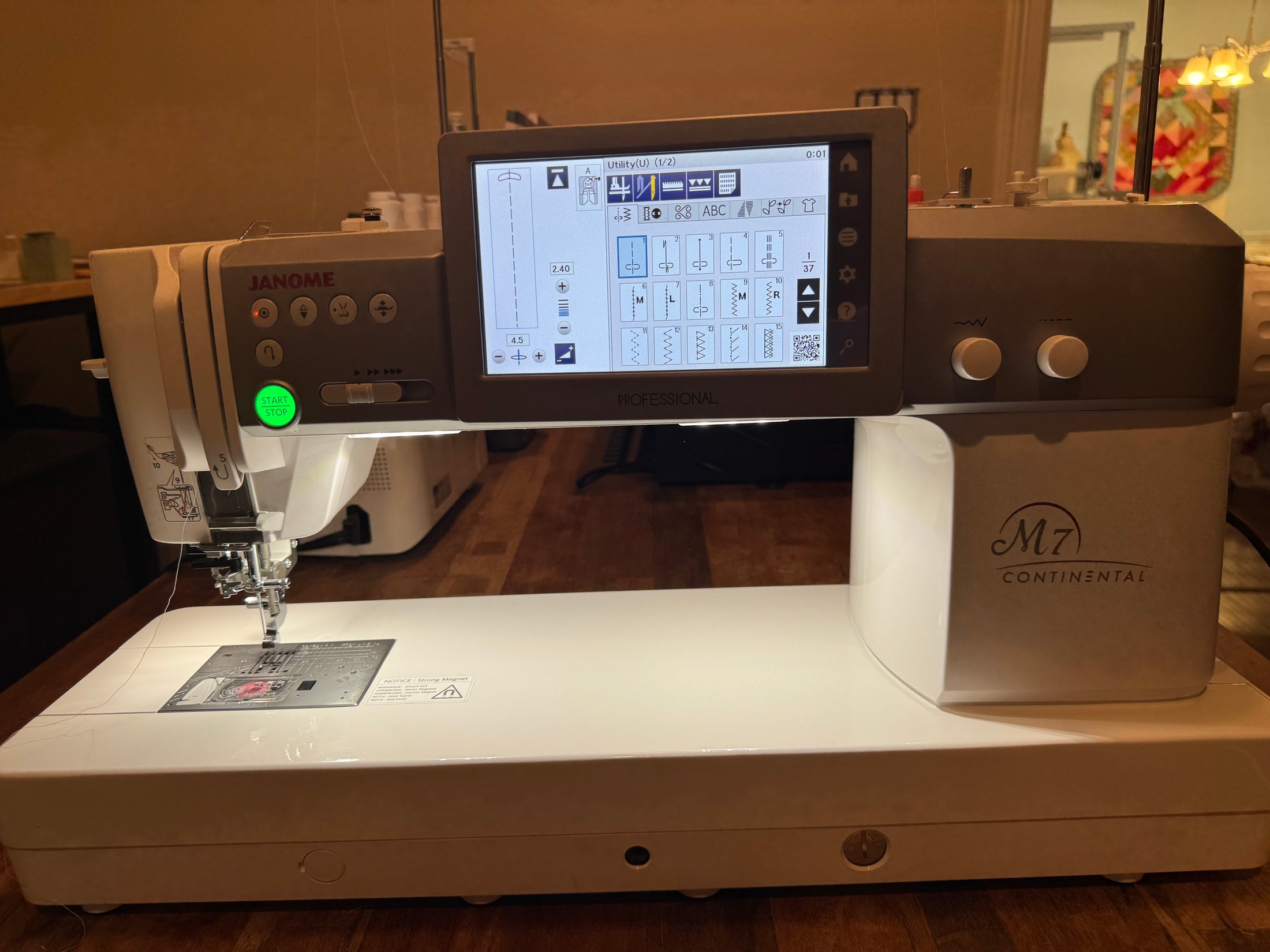 Janome Continental M7 Sewing Embroidery Machine Pre-owned Dallas, Texas