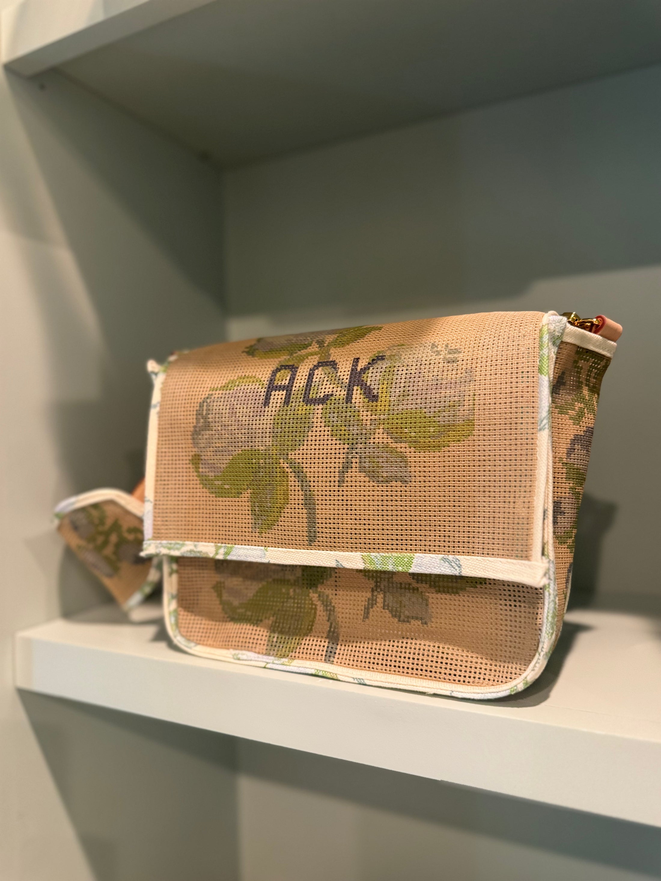 Custom Monogram Needlepoint Stitch Your Own Canvas Bag