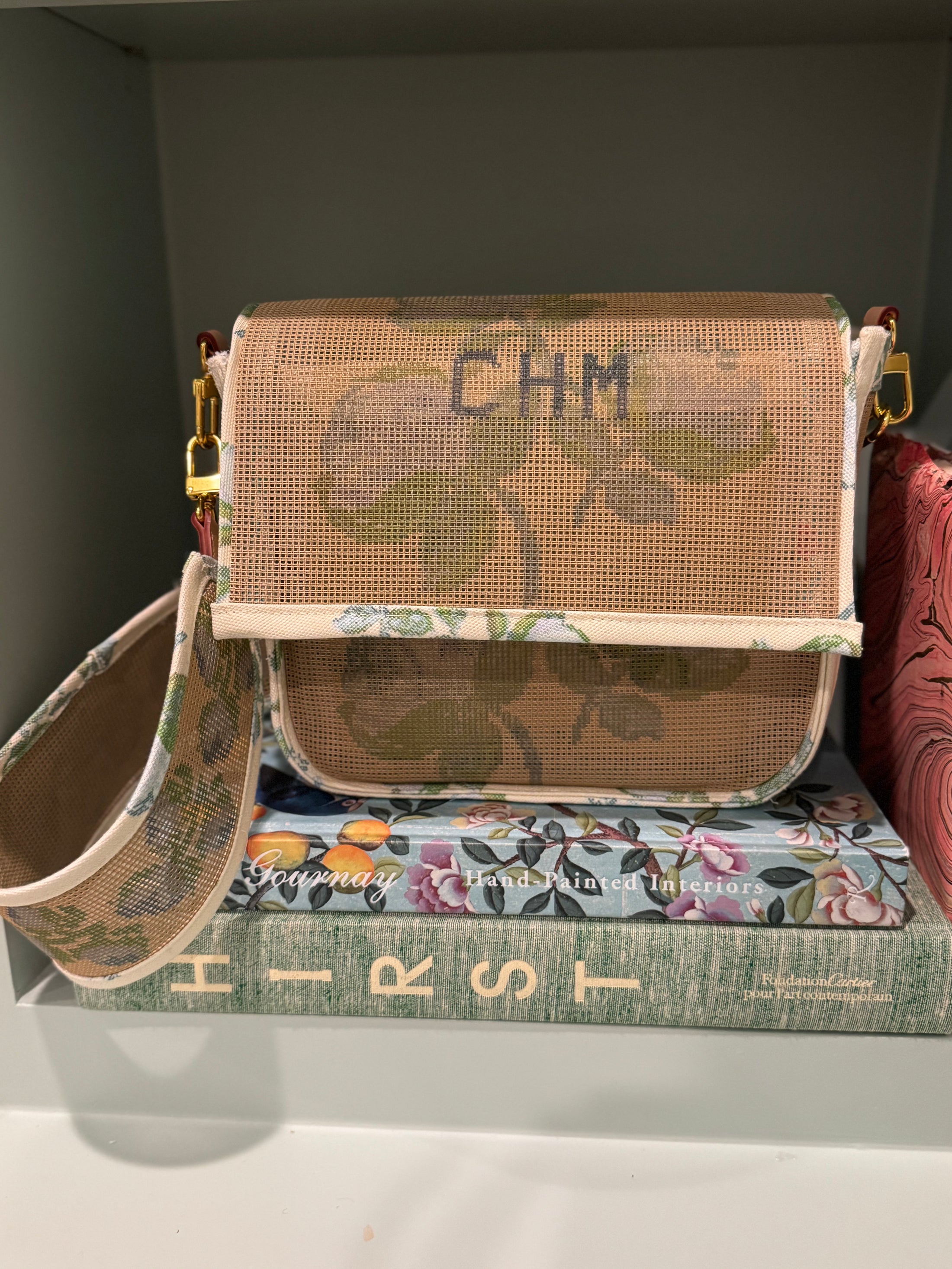 Custom Monogram Nantucket Needlepoint Stitch Your Own Canvas Bag