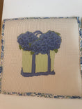 Load image into Gallery viewer, NEW Coastal Boat Tote Bag full of Hydrangeas
