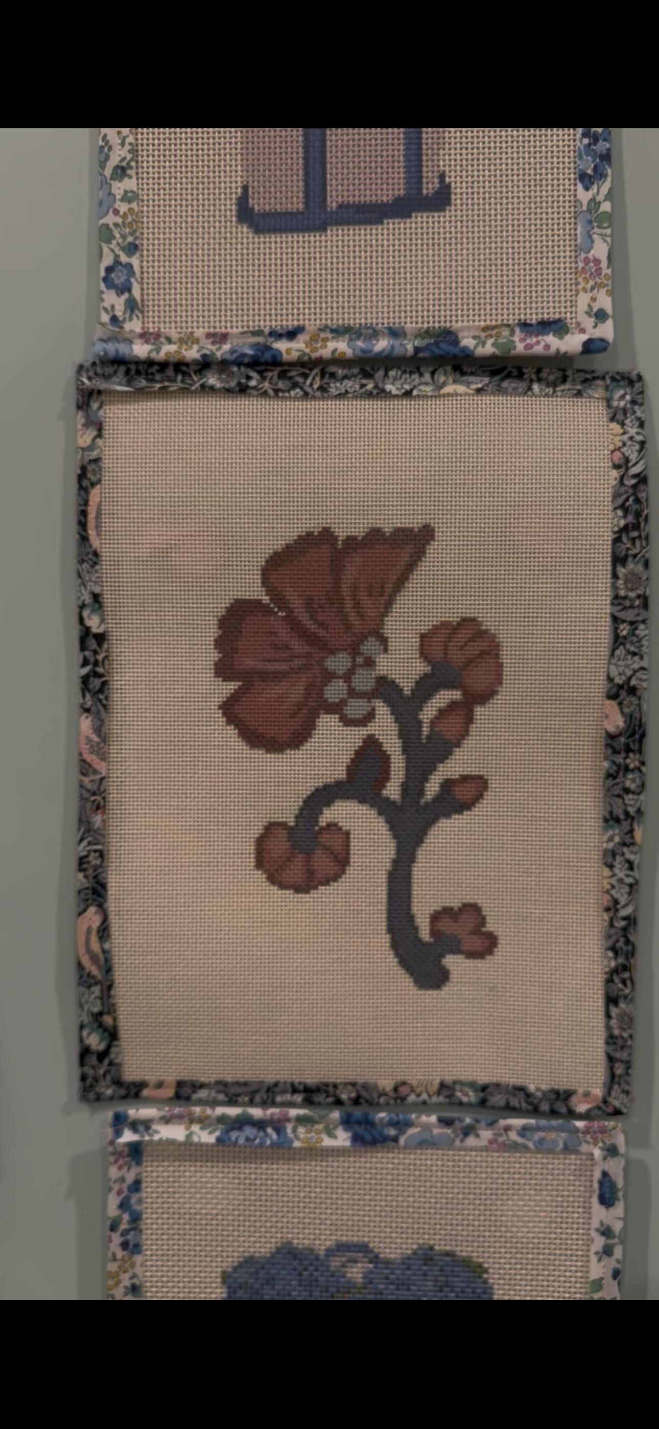 NEW Addison Kate Block Print Needlepoint Canvas