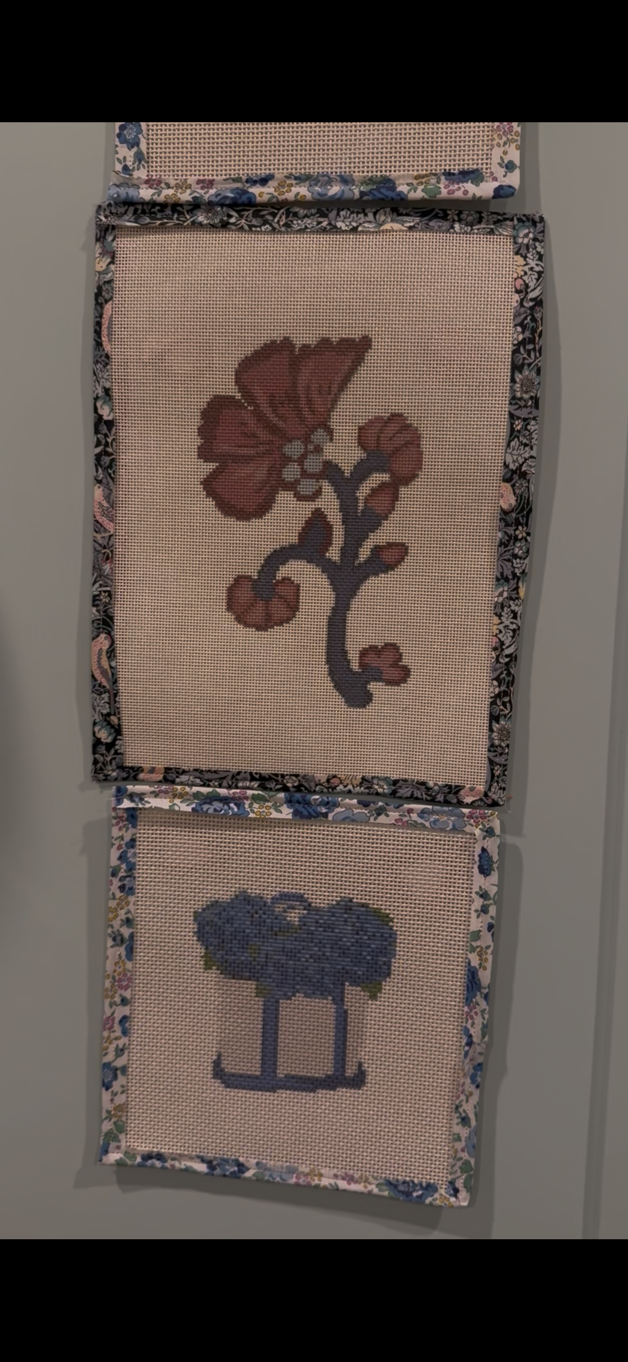 NEW Addison Kate Block Print Needlepoint Canvas