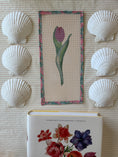 Load image into Gallery viewer, NEW Coastal Ava Beth Long Stem Tulip Needlepoint Canvas
