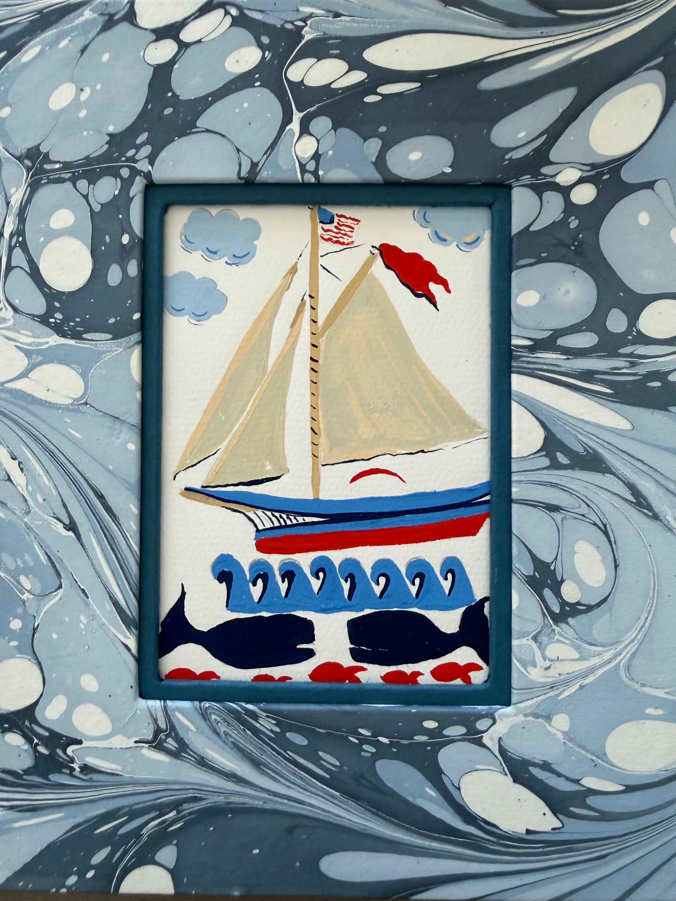 Original Whaling on Nantucket East Coast Artwork