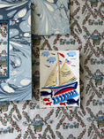 Load image into Gallery viewer, Original Sailboat with Fish and Whales East Coast Artwork

