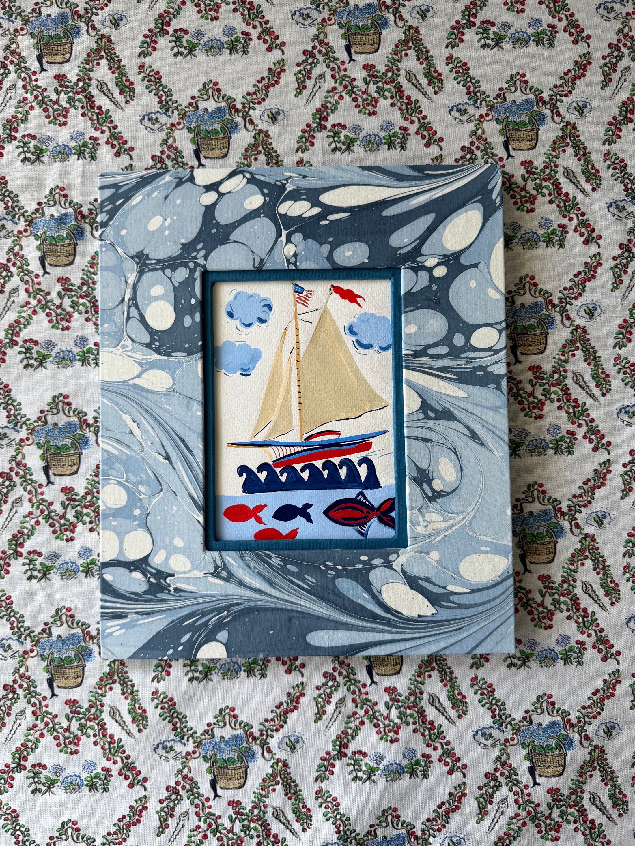 Original Sailboat East Coast Artwork