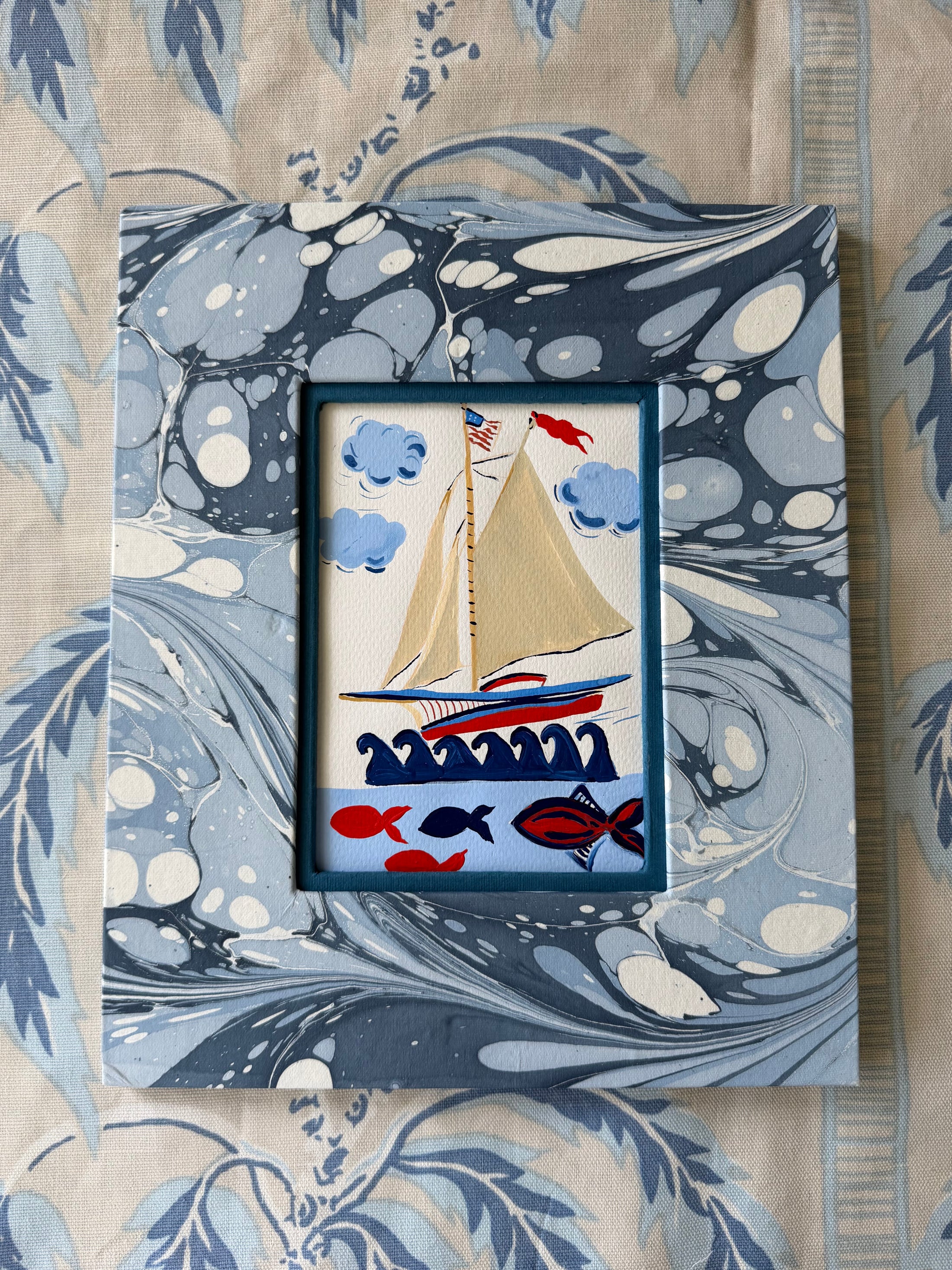 Original Sailboat East Coast Artwork