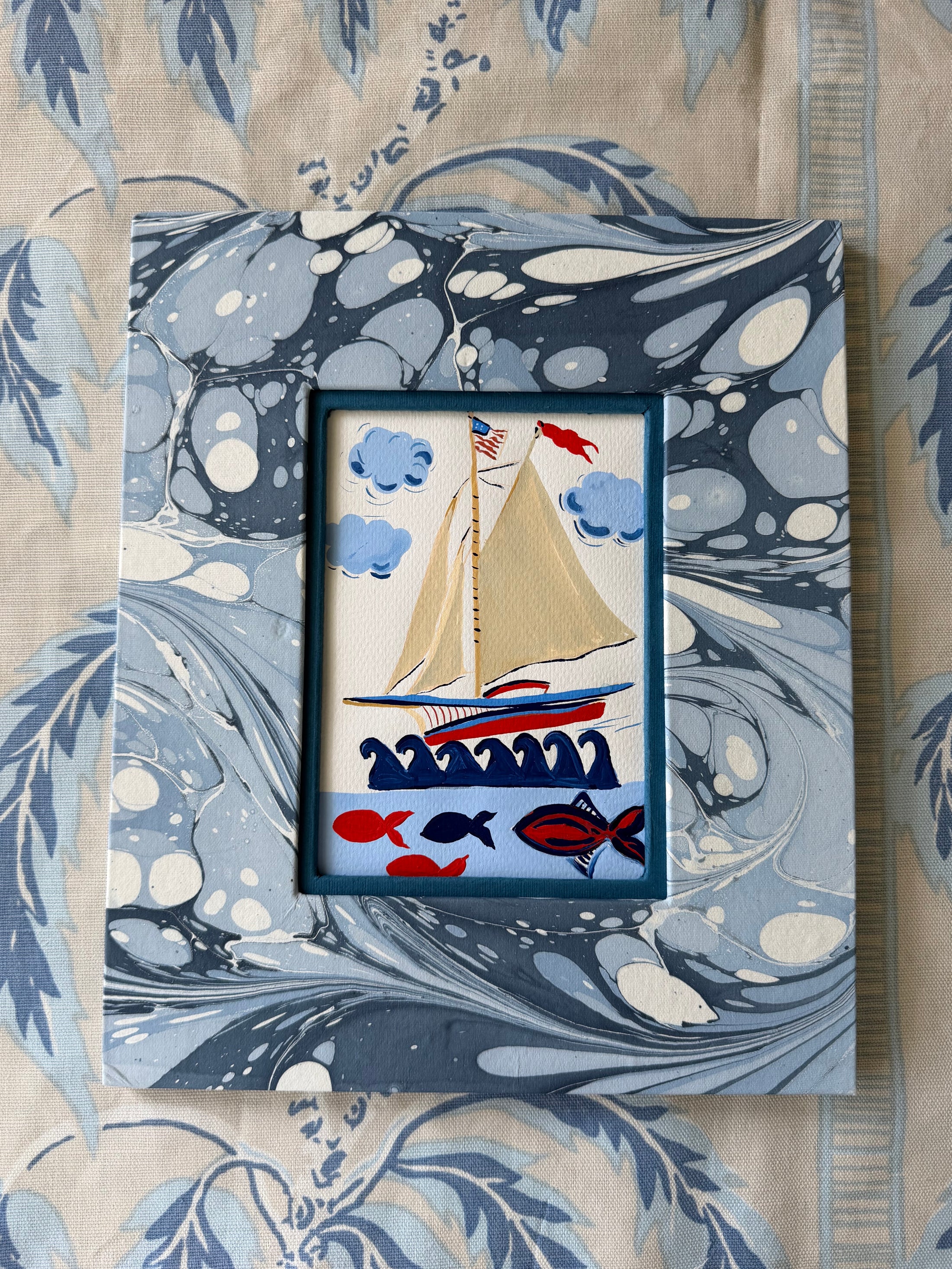 Original Sailboat East Coast Artwork