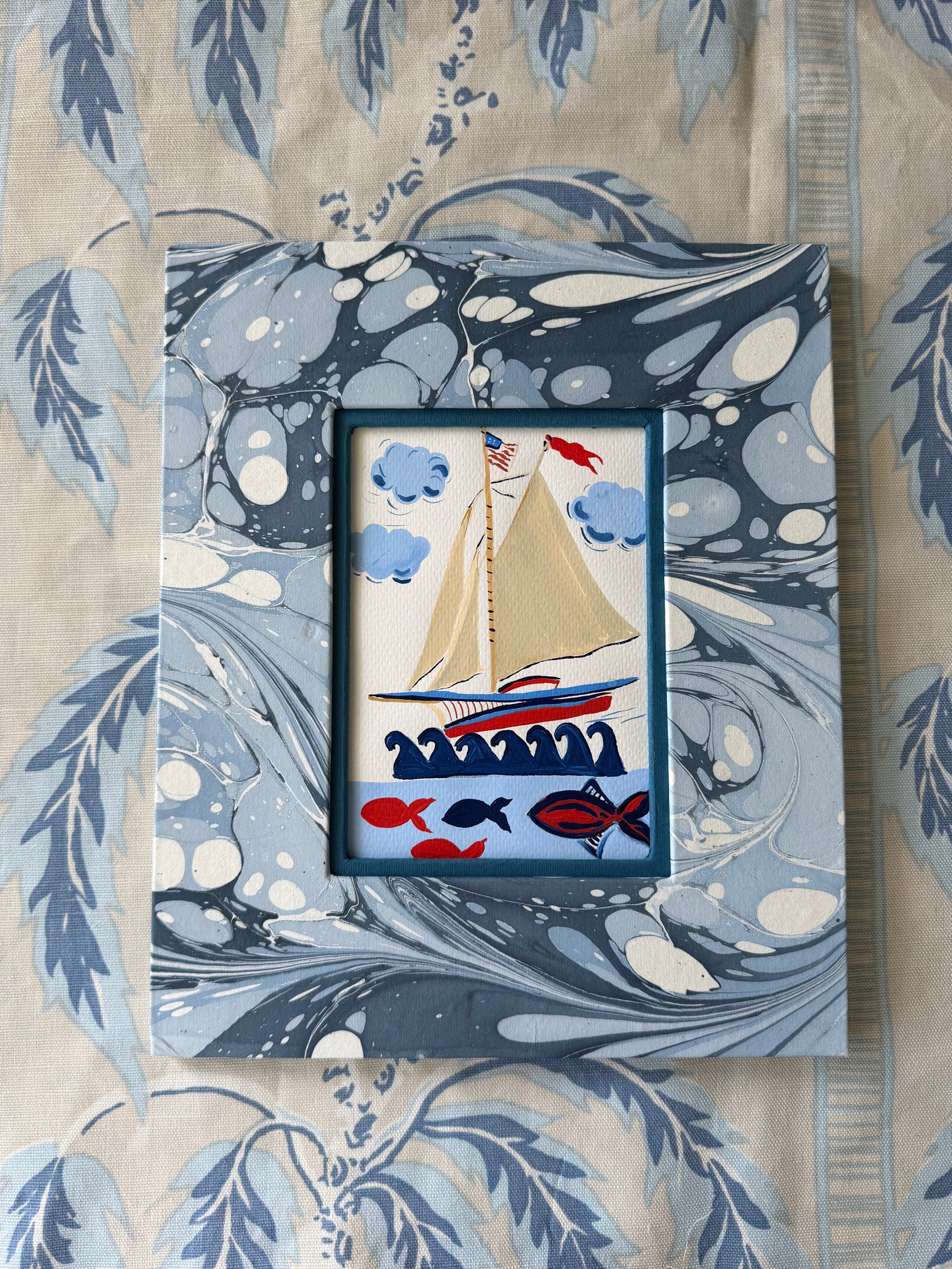 Original Sailboat East Coast Artwork