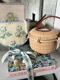 Load image into Gallery viewer, Roses East Coast Roses Floral Needlepoint Canvas Thread Pouch Bag
