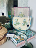 Load image into Gallery viewer, Roses East Coast Roses Floral Needlepoint Canvas Thread Pouch Bag
