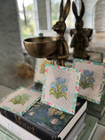 Load image into Gallery viewer, Tulips Needlepoint Canvas Coaster 4"
