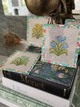 Load image into Gallery viewer, Tulips Needlepoint Canvas Coaster 4"
