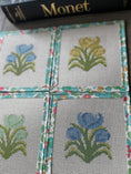 Load image into Gallery viewer, Tulips Needlepoint Canvas Coaster 4"
