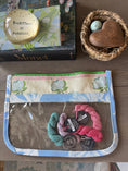 Load image into Gallery viewer, Self finishing Roses Needlepoint Canvas Thread Pouch Bag
