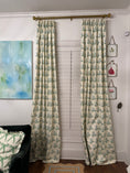 Load image into Gallery viewer, Custom Made Drapery Bowood New England Roses Fabric
