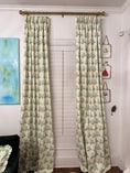 Load image into Gallery viewer, Custom Made Drapery Bowood New England Roses Fabric
