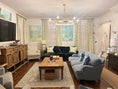 Load image into Gallery viewer, Custom Made Drapery Bowood New England Roses Fabric
