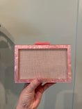 Load image into Gallery viewer, Self Finishing Needlepoint Acrylic Clutch
