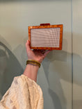 Load image into Gallery viewer, Self Finishing Needlepoint Acrylic Clutch

