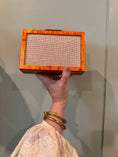 Load image into Gallery viewer, Self Finishing Needlepoint Acrylic Clutch
