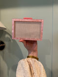 Load image into Gallery viewer, Self Finishing Needlepoint Acrylic Clutch
