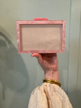 Load image into Gallery viewer, Self Finishing Needlepoint Acrylic Clutch

