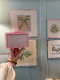 Load image into Gallery viewer, Self Finishing Needlepoint Acrylic Clutch
