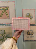 Load image into Gallery viewer, Self Finishing Needlepoint Acrylic Clutch
