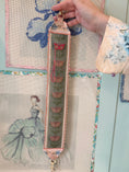 Load image into Gallery viewer, Stitch your Own French Ribbon Needlepoint Canvas Bag Strap
