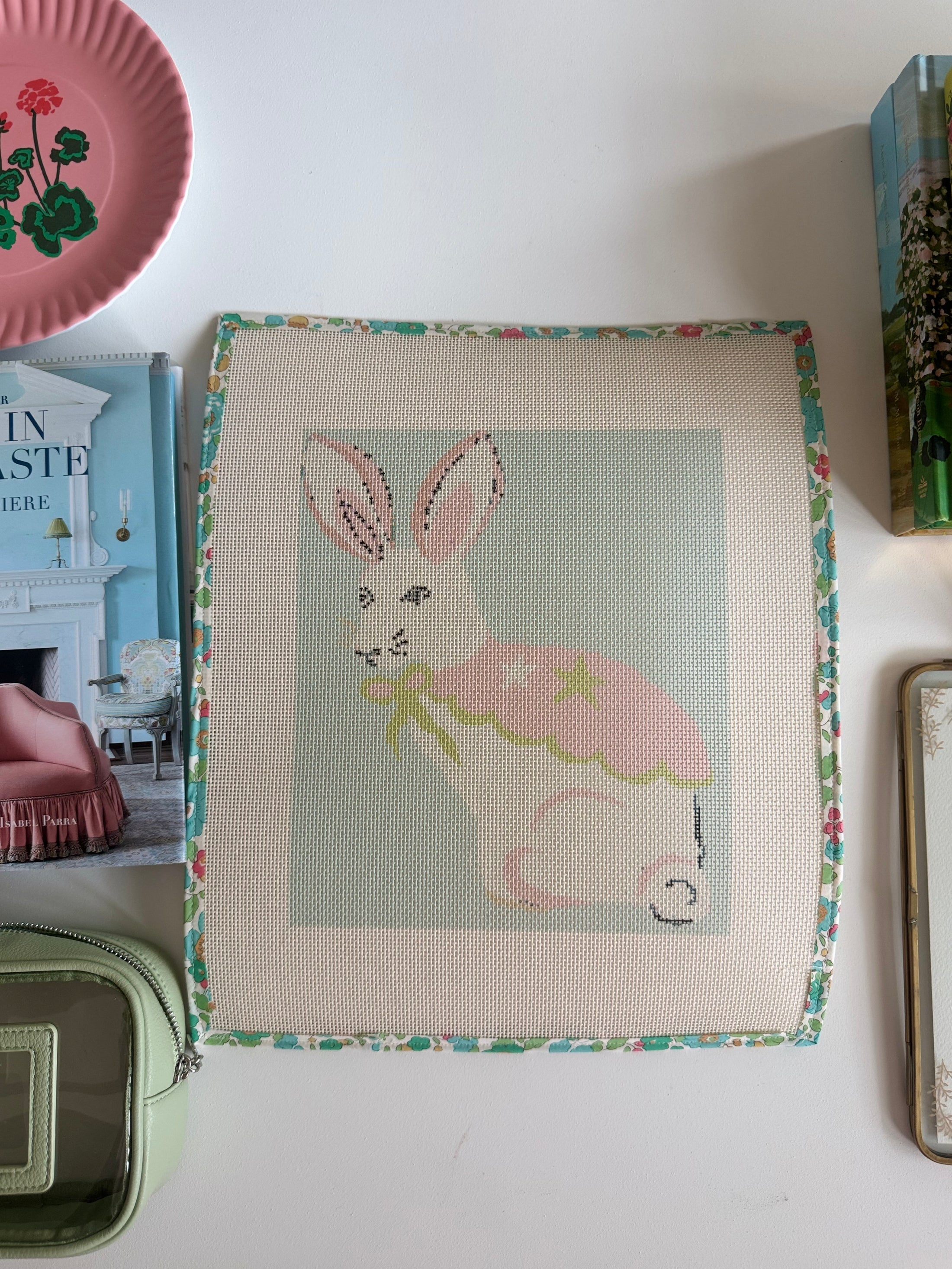 Magical Bunny Rabbit Needlepoint Canvas