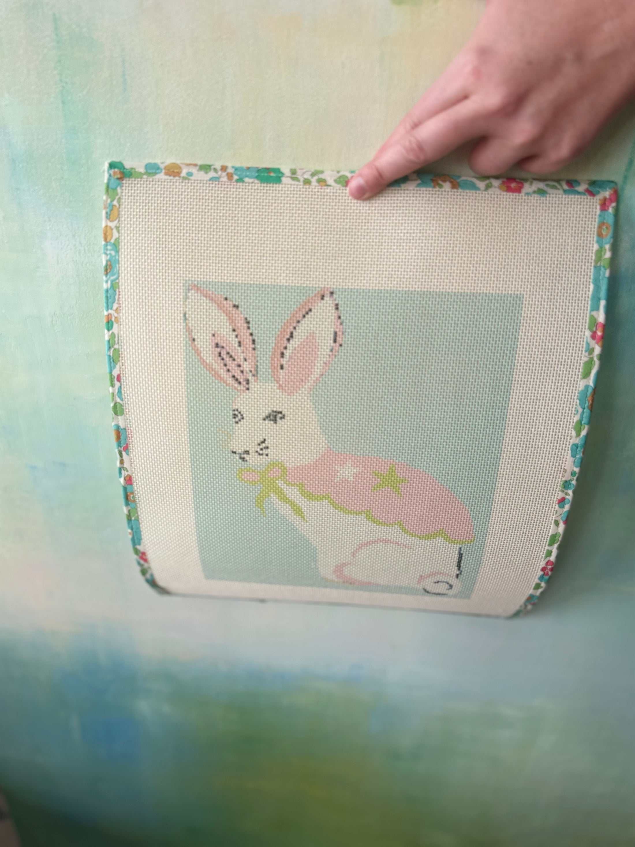 Magical Bunny Rabbit Needlepoint Canvas