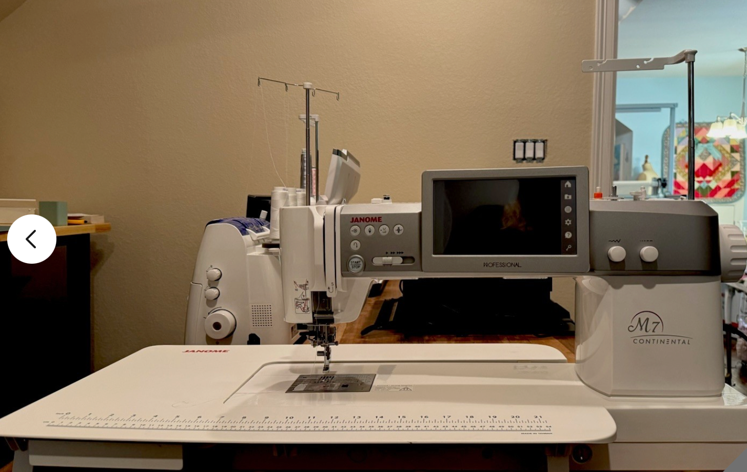 Janome Continental M7 Sewing Embroidery Machine Pre-owned Dallas, Texas