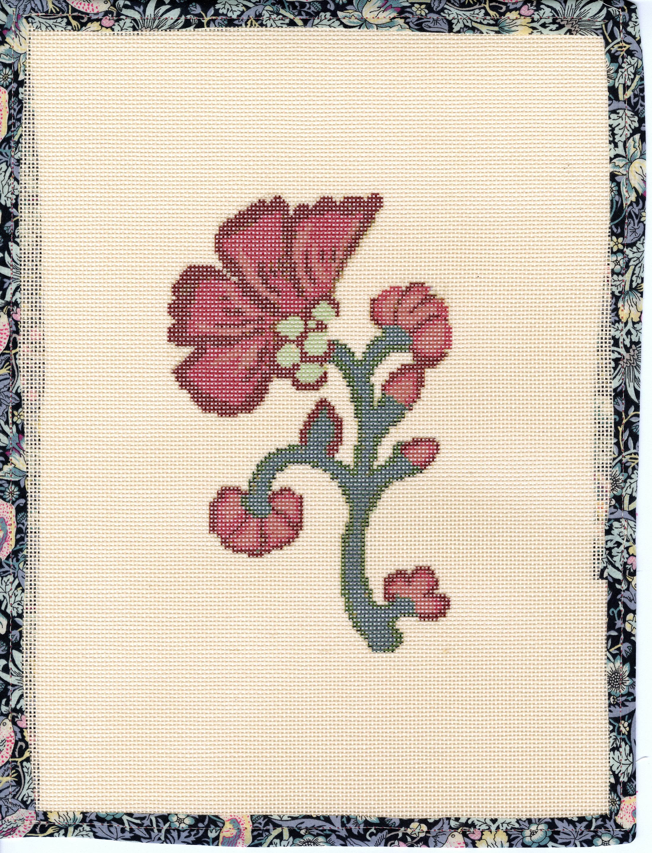 NEW Addison Kate Block Print Needlepoint Canvas