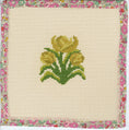 Load image into Gallery viewer, Tulips Needlepoint Canvas Coaster 4"
